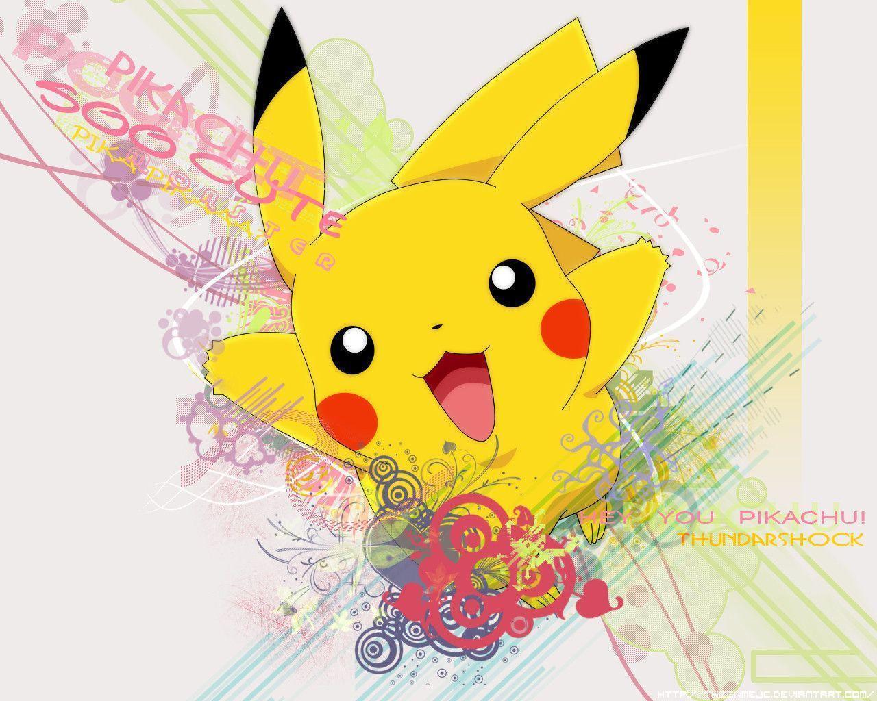 Download Pokemon Pikachu Wallpaper HD Wallpaper 1280x1024PX