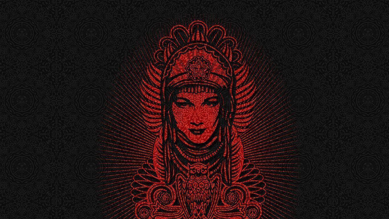 Obey Peace Goddess Wallpaper