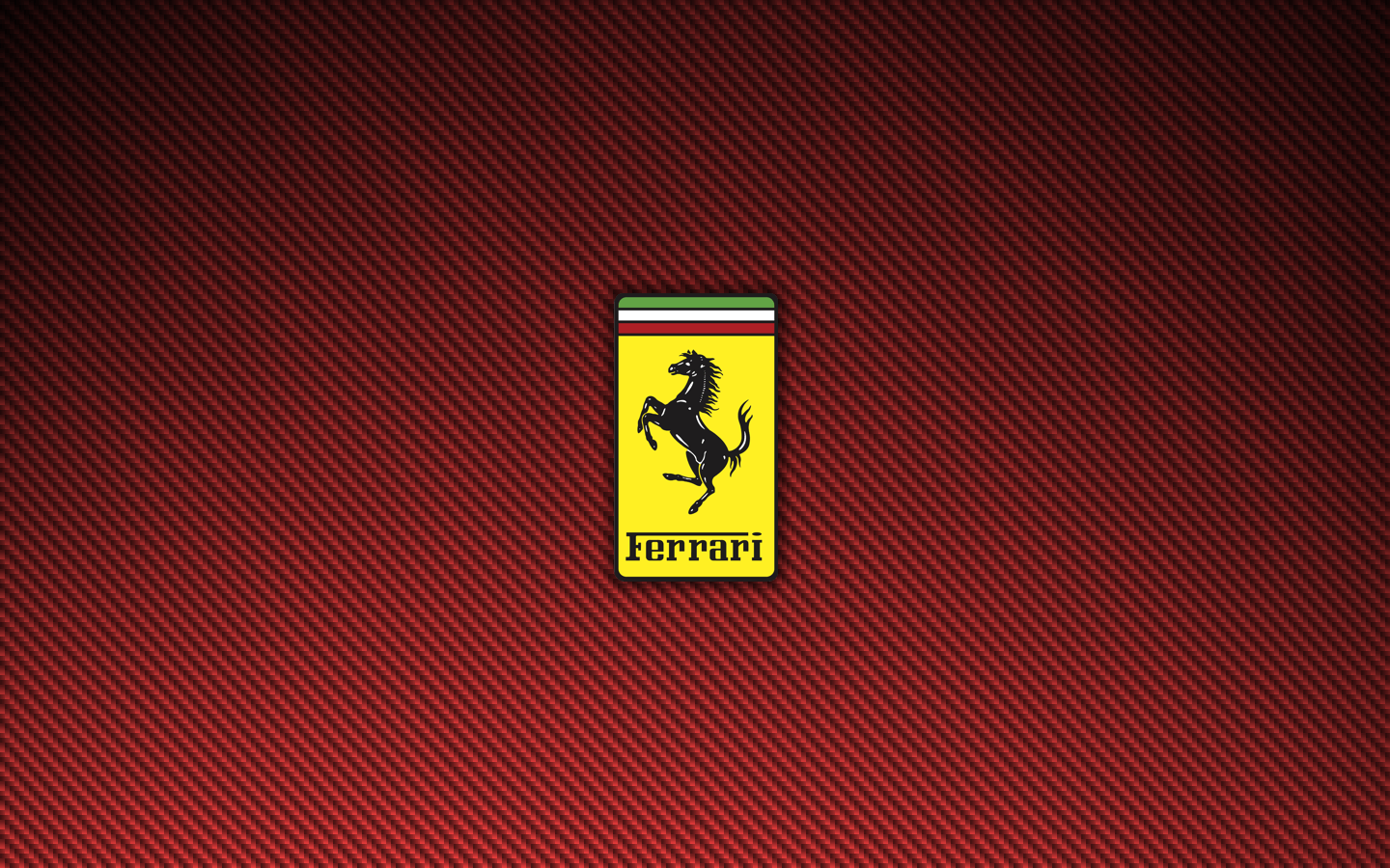 Ferrari Logo Red Carbon Fiber Wallpaper 1440×900. darelparker