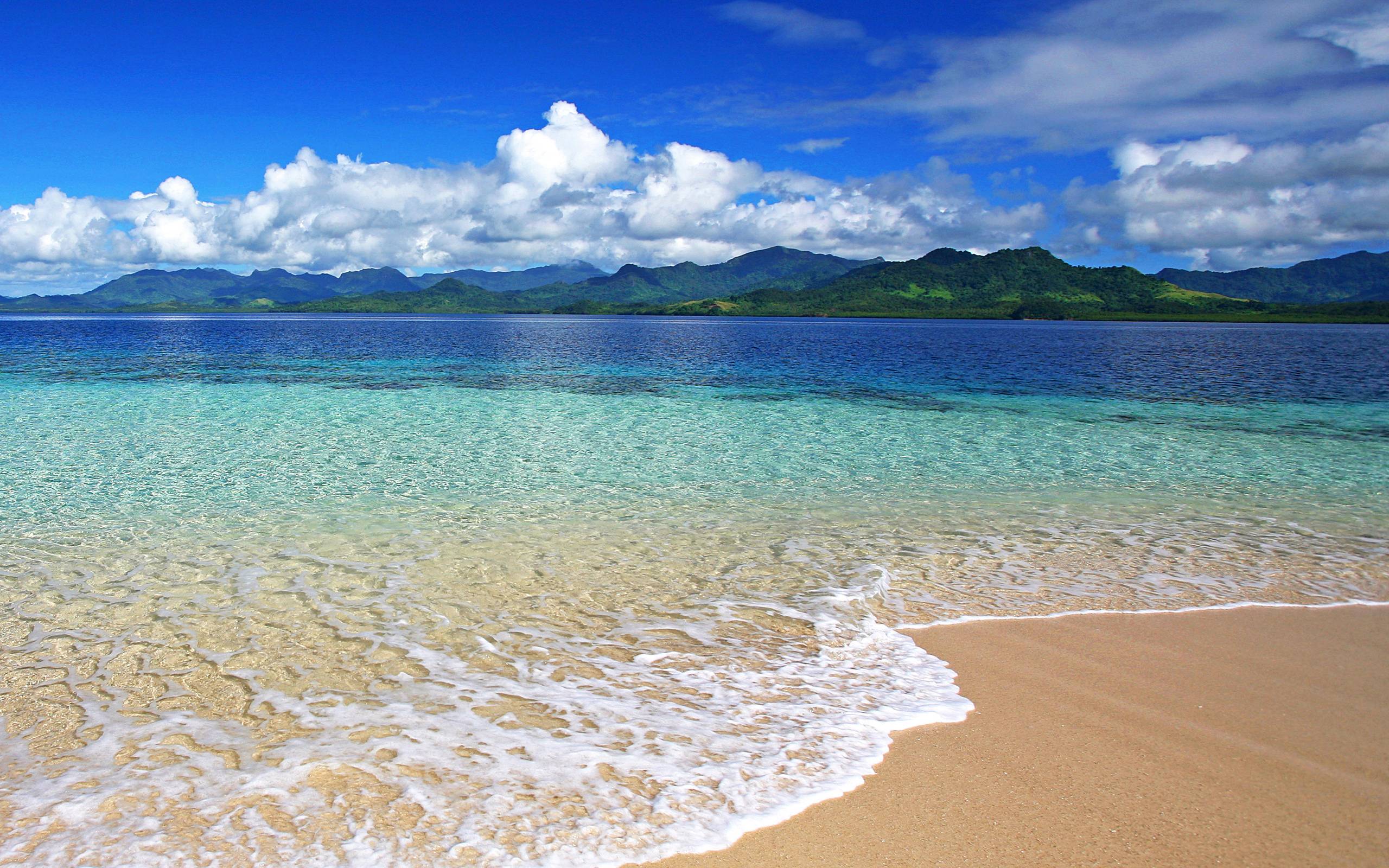 Fiji Beach Desktop Free HD Wallpaper