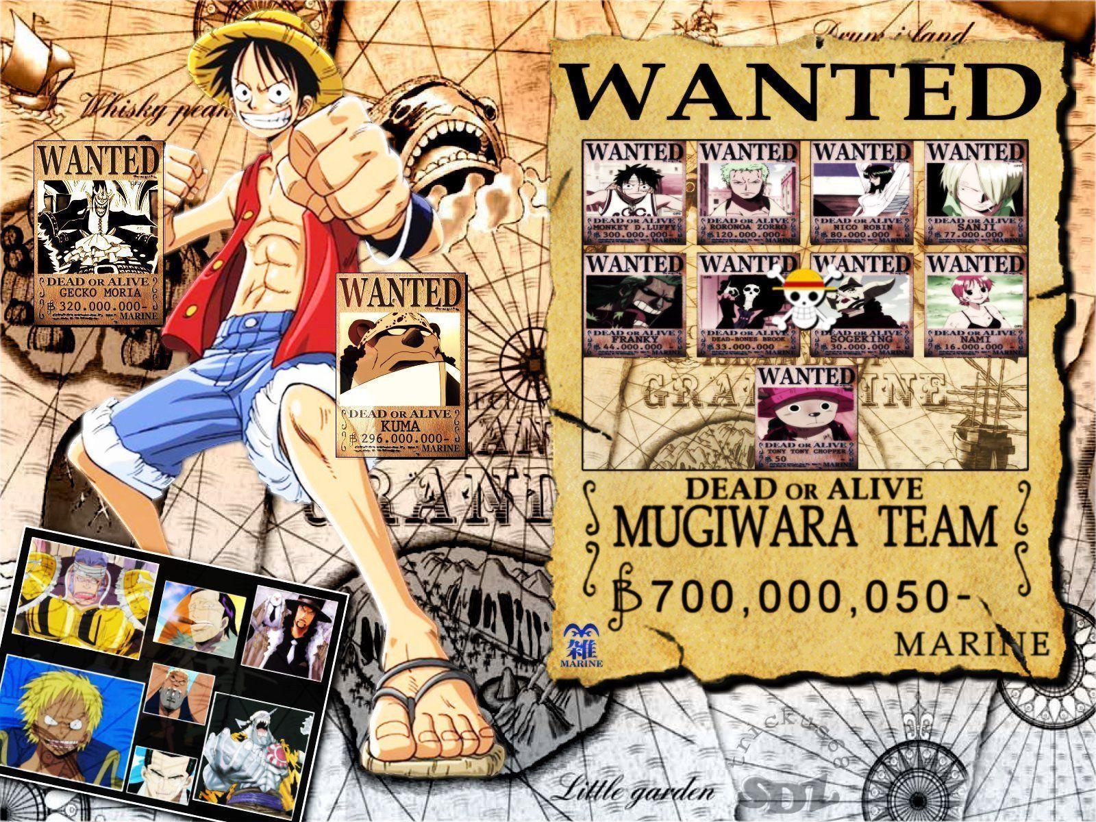 One Piece Wanted Exclusive HD Wallpaper #