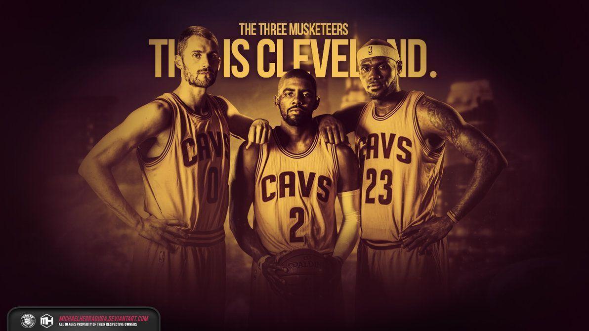 Cleveland Cavaliers The Three Musketeers wallpaper