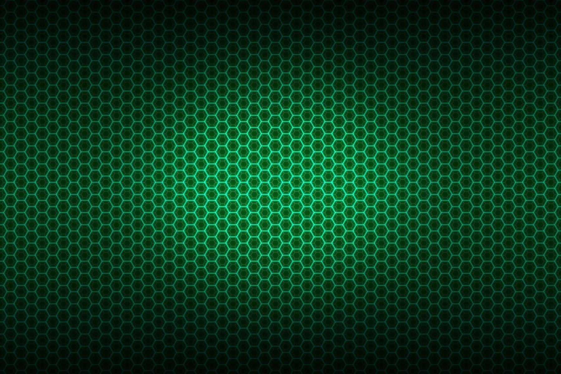 Green Honeycomb Background Wallpaper