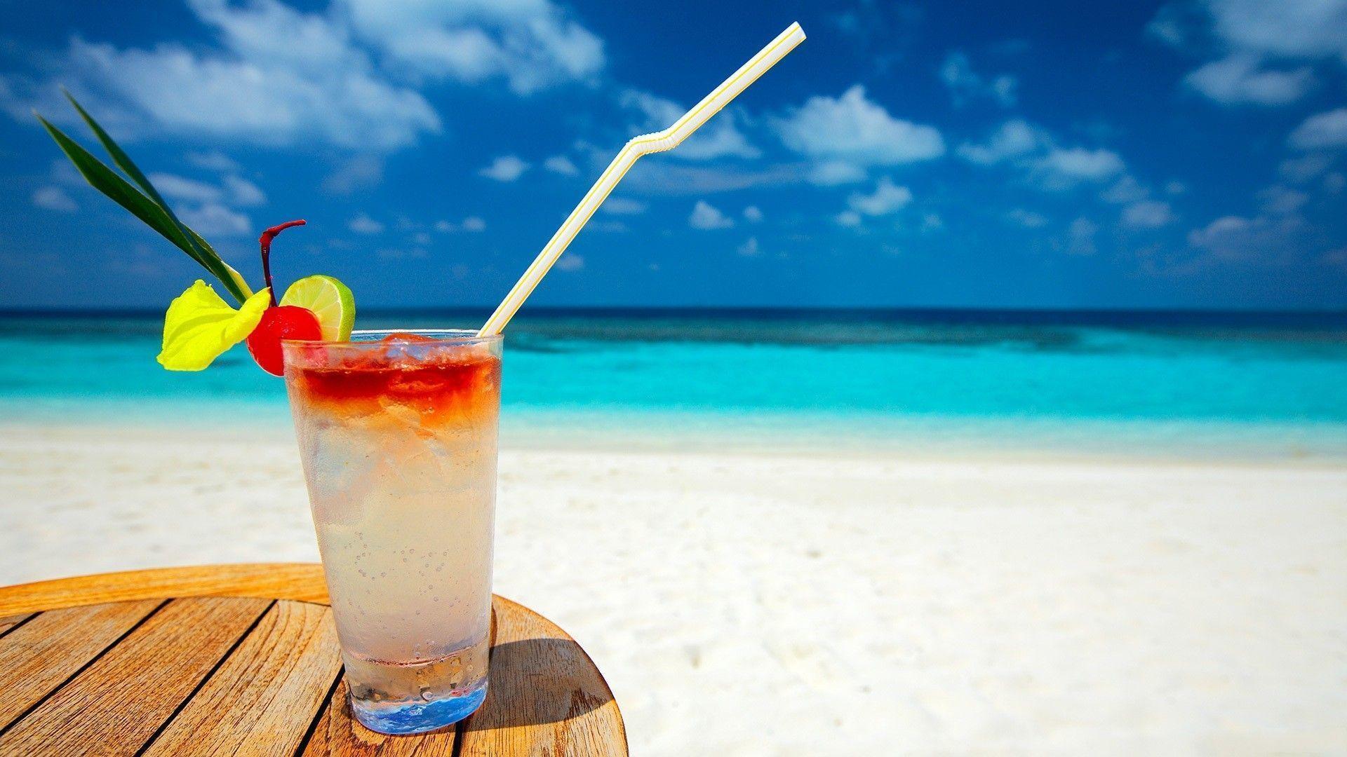 Tropical Beach Background, Latest Tropical Squash Drinks Full HD