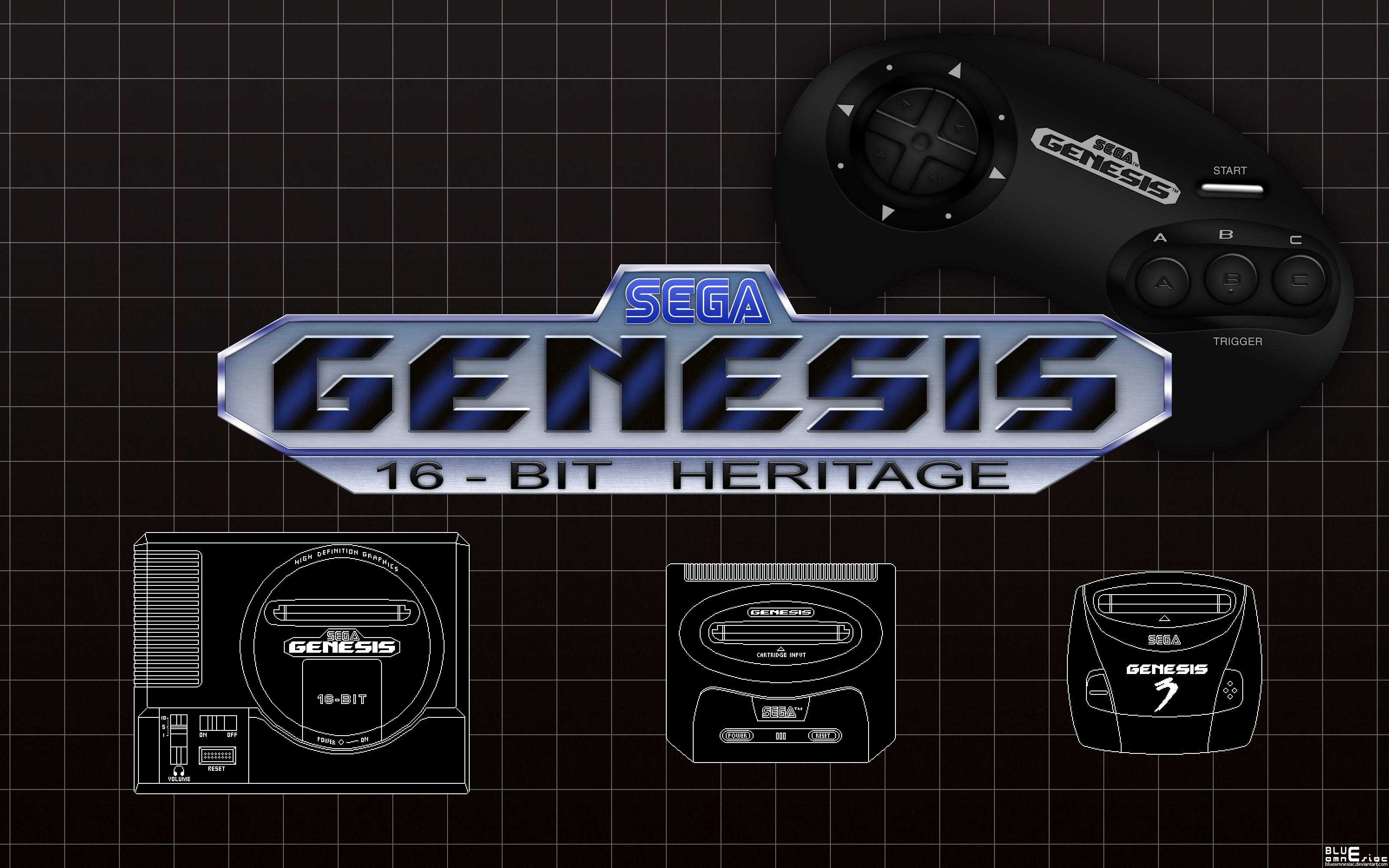 Sega Mega Drive: 16 Bit Heritage Wallpaper