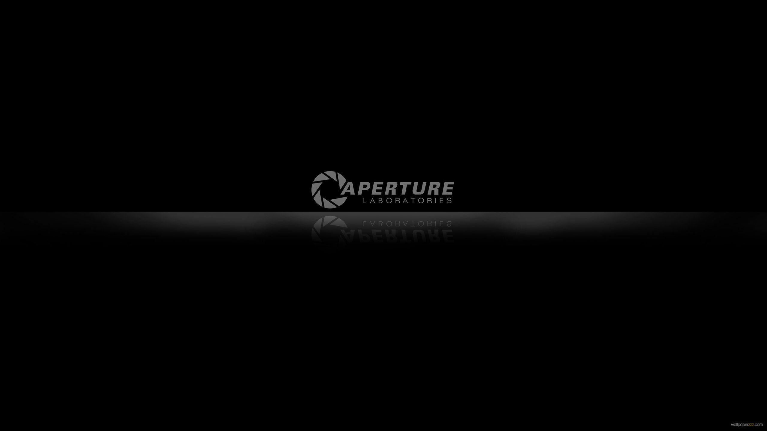 Glossy surface wallpaper logo aperture anonymous