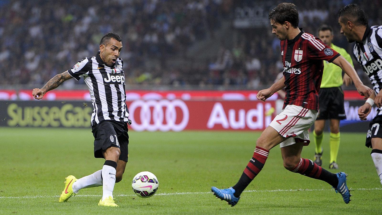 Tevez Wins It For Juventus At Milan A 2014 2015