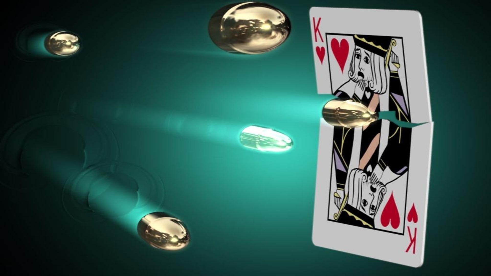 Money playing cards two stems free desktop background