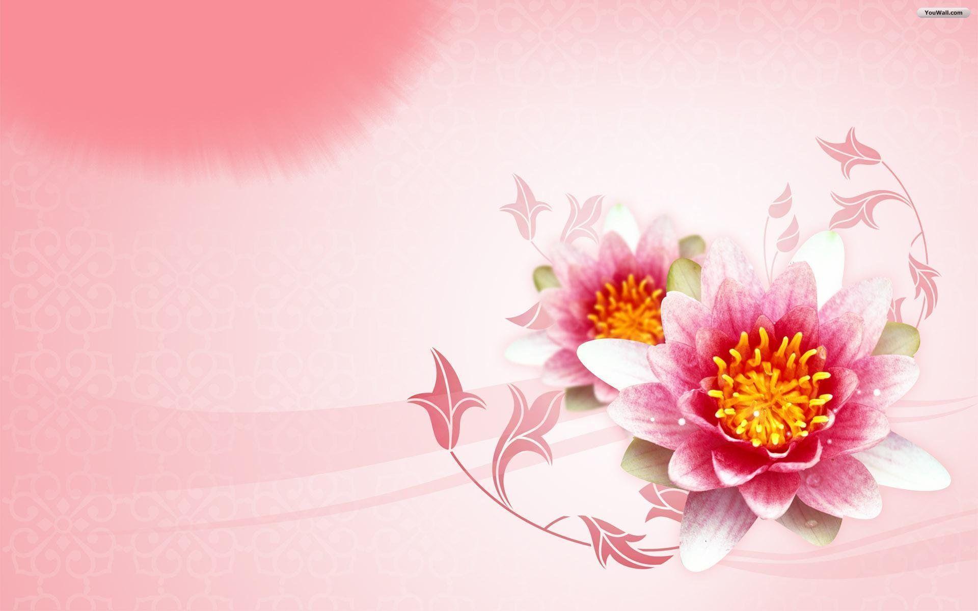 Download Nature Wallpaper, &;Spring Flowers Background&;.: Wallpaper