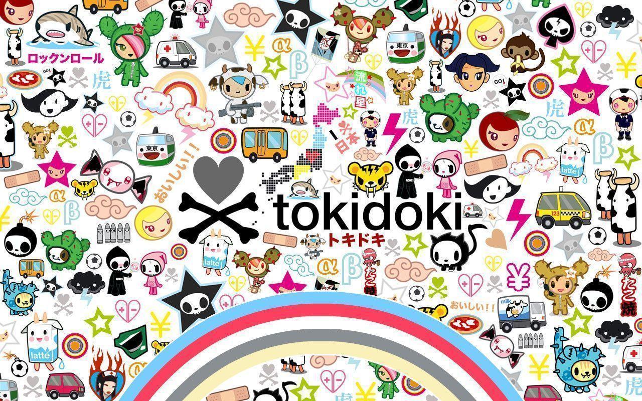 Wallpaper For > Hello Kitty Tokidoki iPhone Wallpaper
