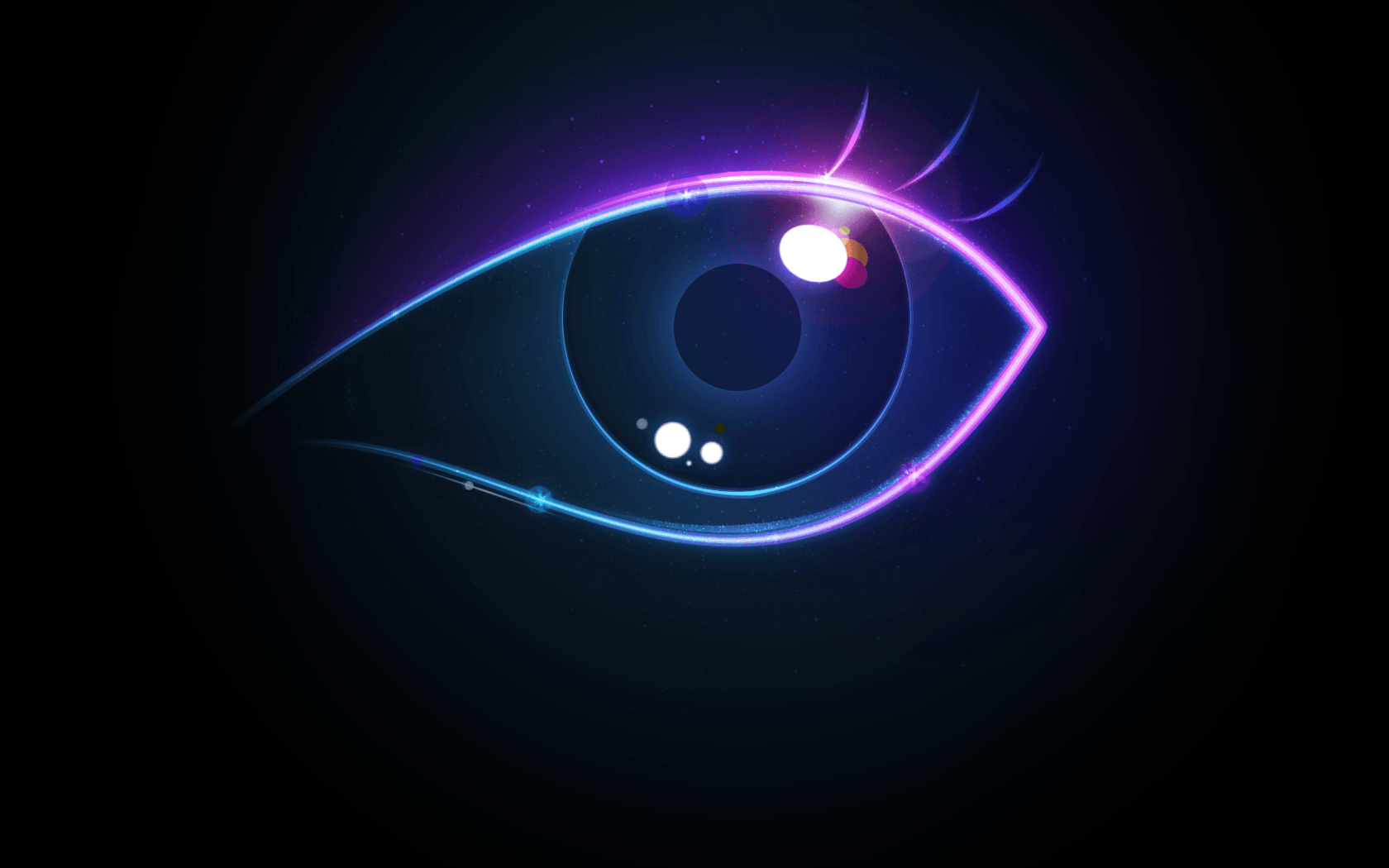 Abstract Eye Computer Background