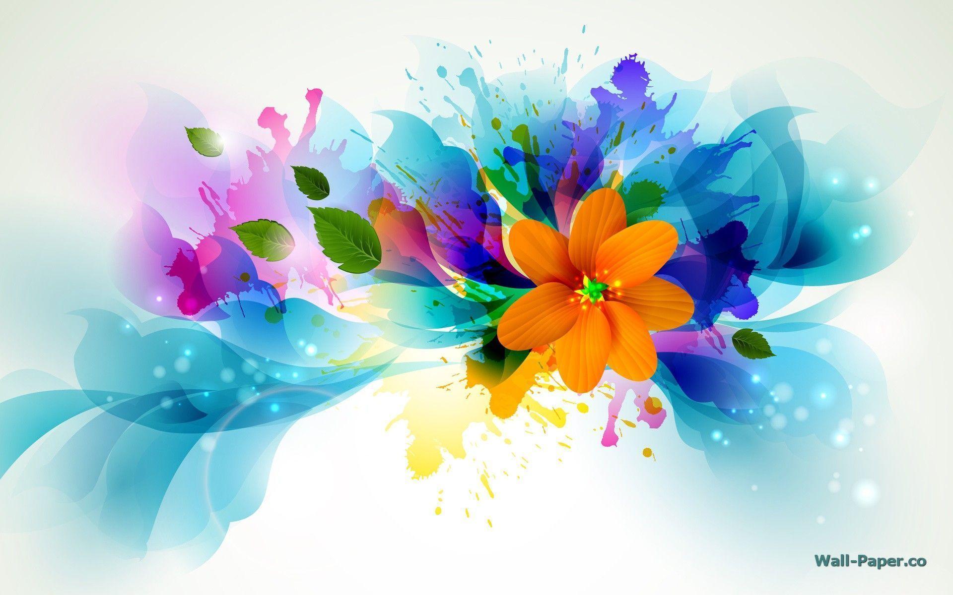 Abstract Flower HD Wallpaper
