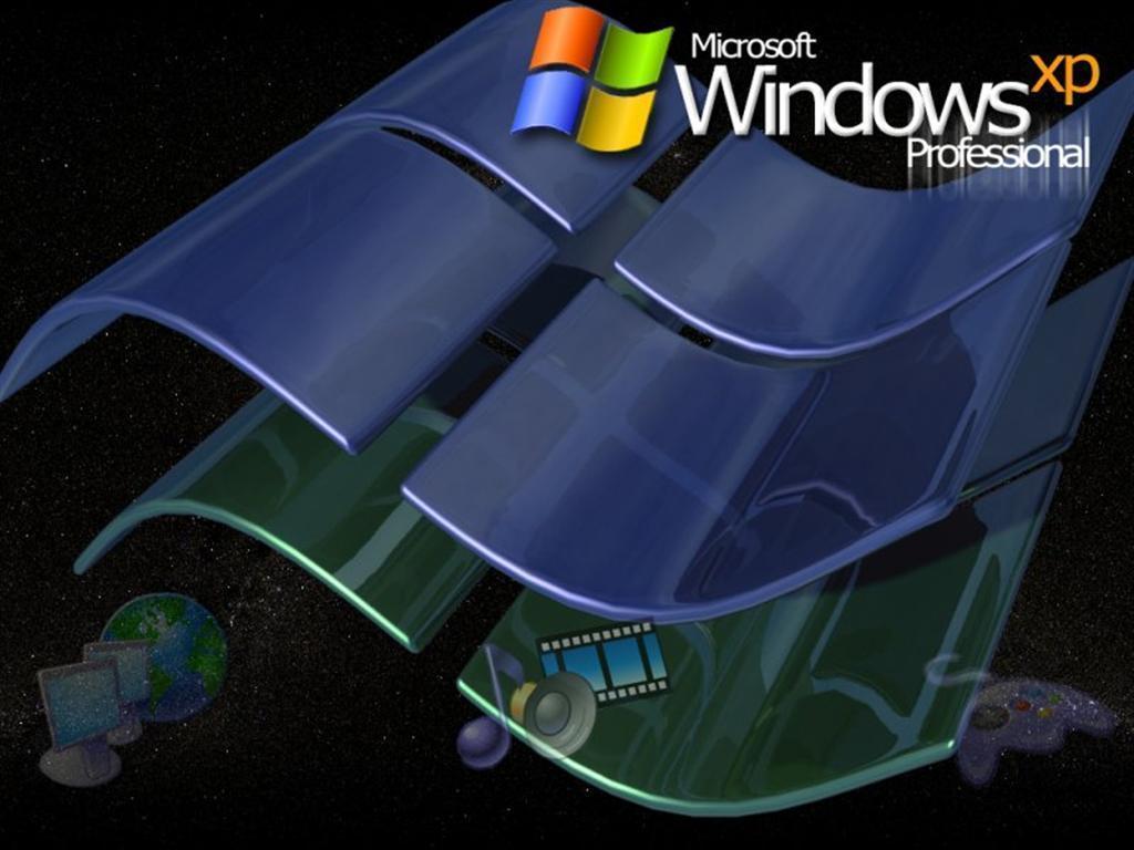 Windows Xp Desktop Icon Blue Background Wallpaper