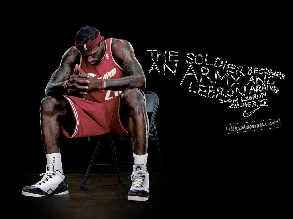 Lebron James Nike Basketball Wallpaper