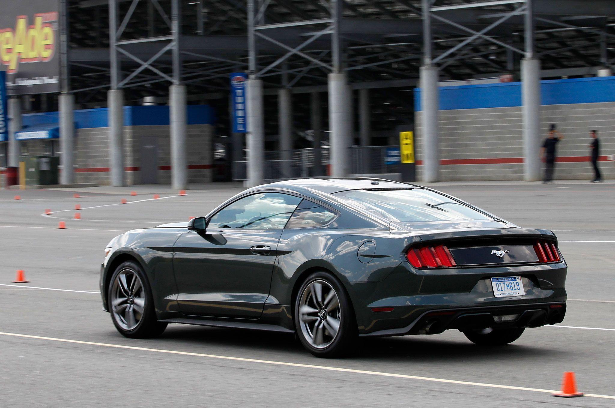 Ford Mustang GT Black HD Background Wallpaper Car