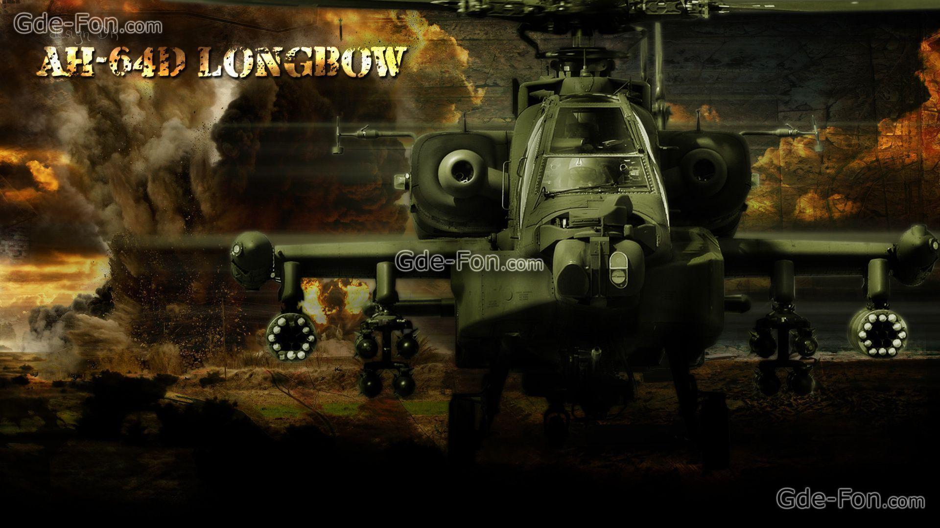 Download wallpaper Helicopter, AH- Apache free desktop