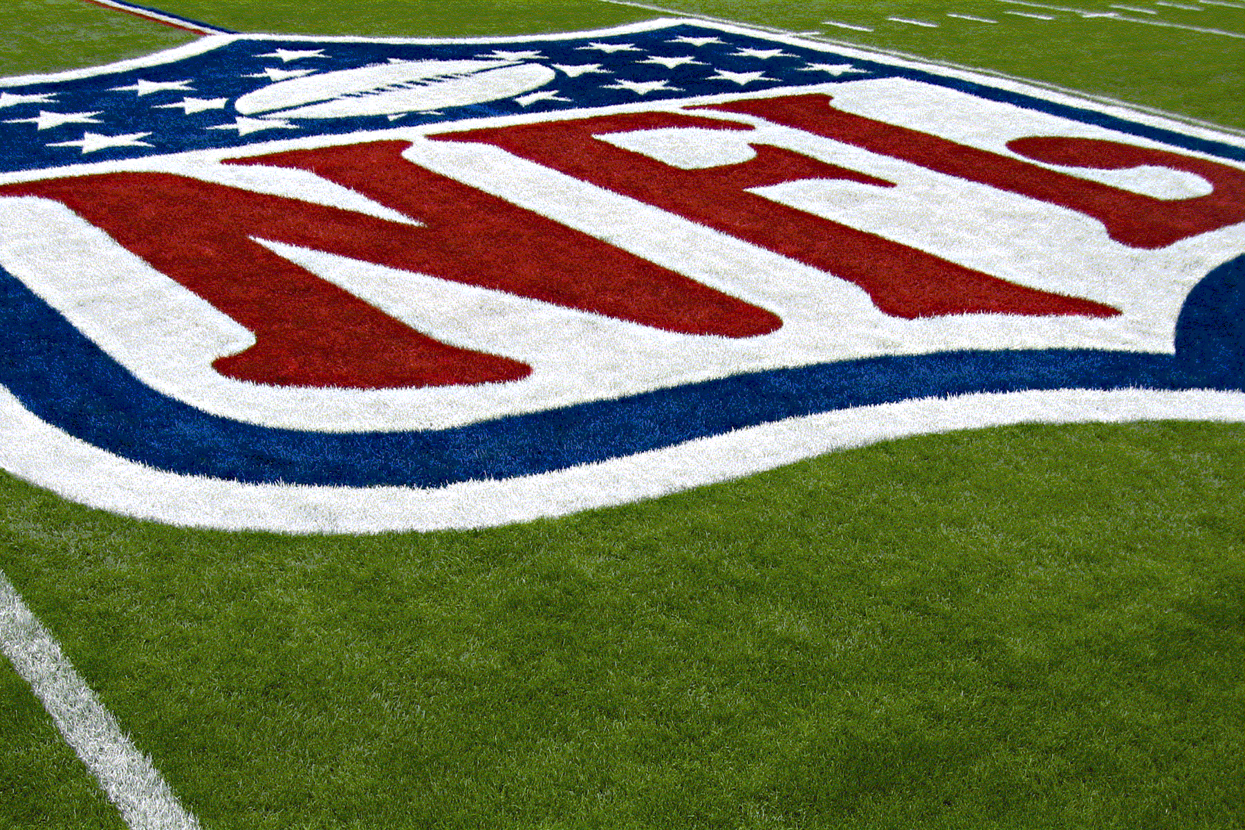 NFL Grass Logo, wallpaper, NFL Grass Logo HD wallpaper, background