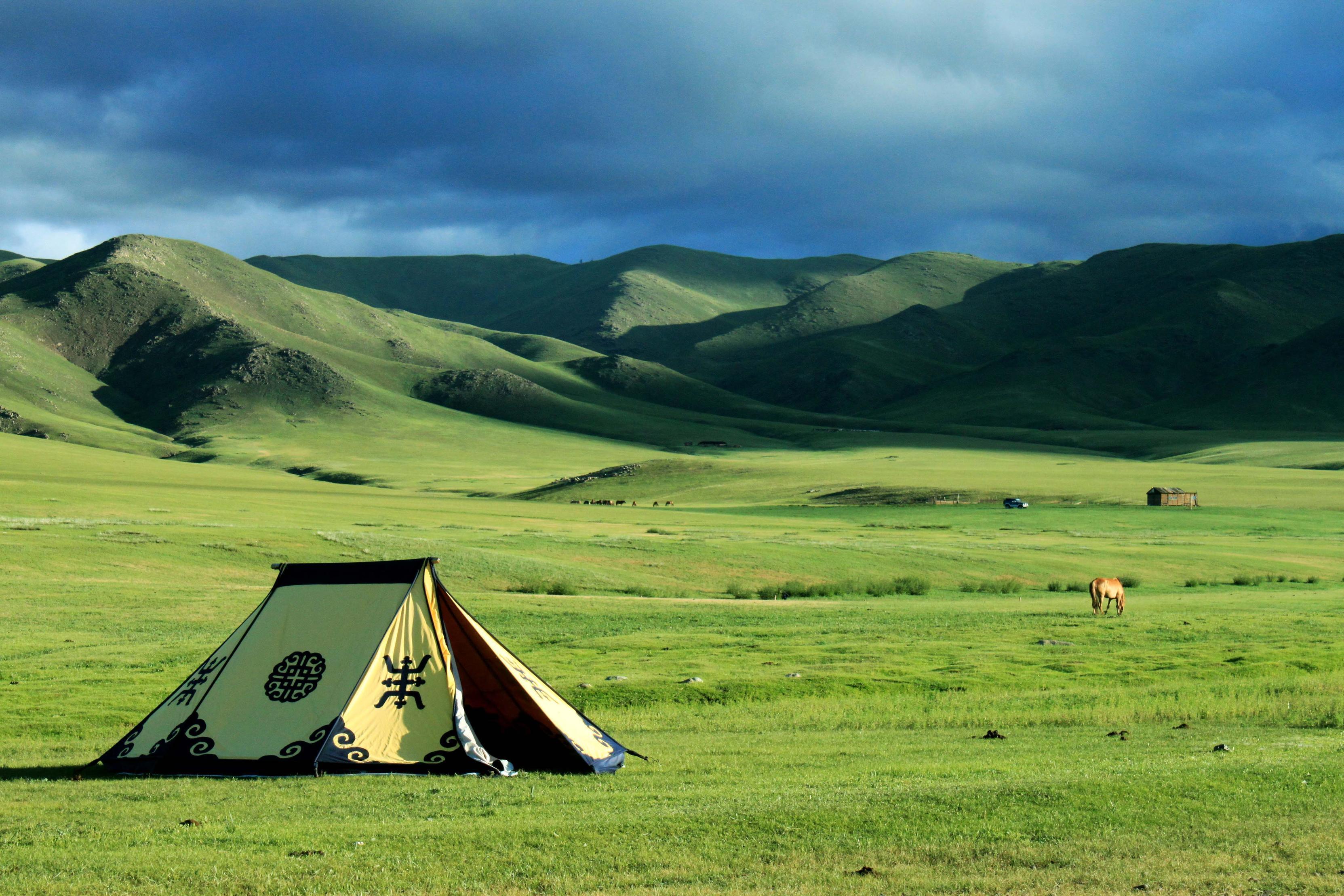image For > Mongolian Steppe Wallpaper
