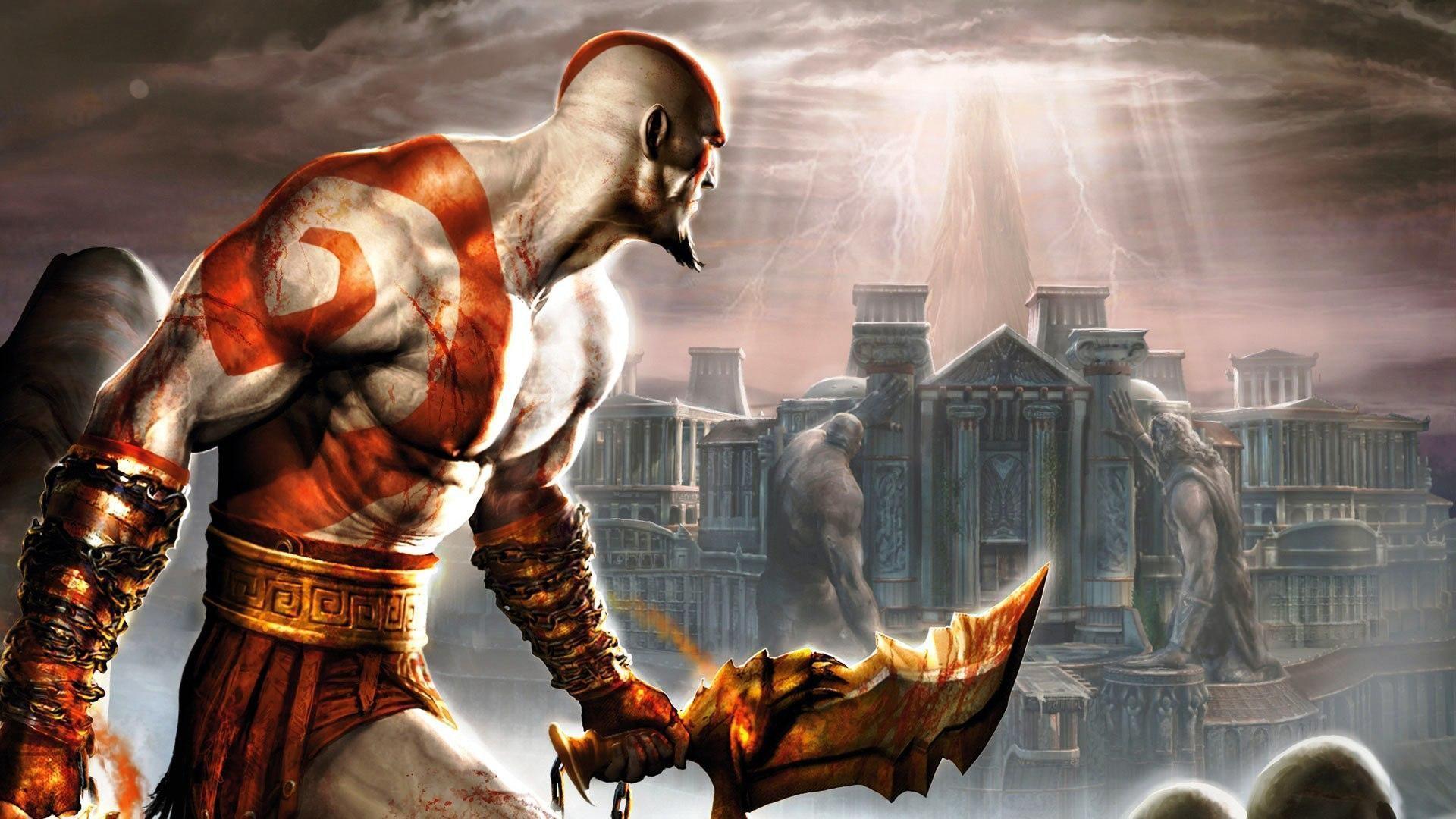Kratos In God Of War 1920x1080 HD Wallpaper