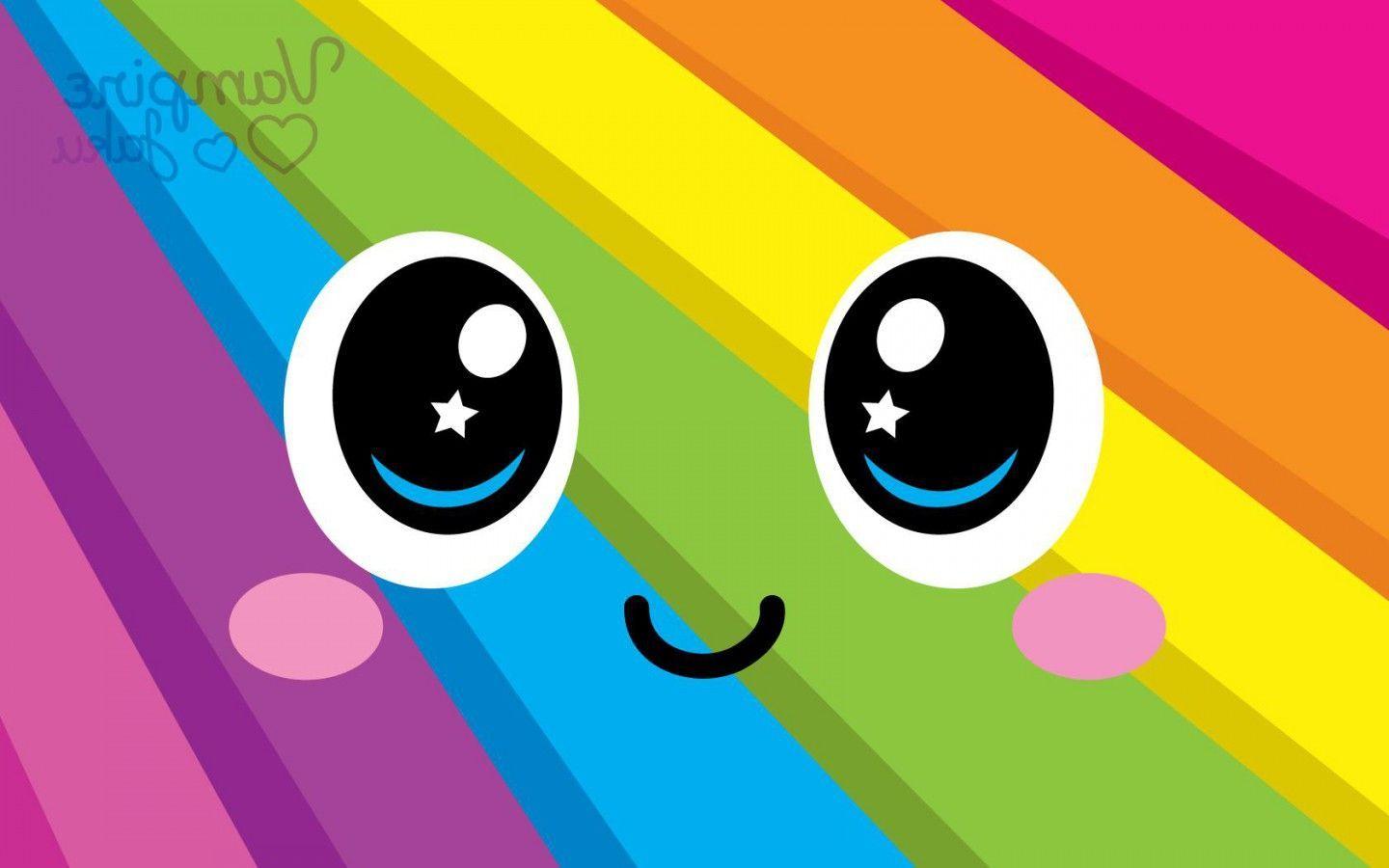 1 Miscellaneous Digital Art Colorful Happy Face Wallpaper