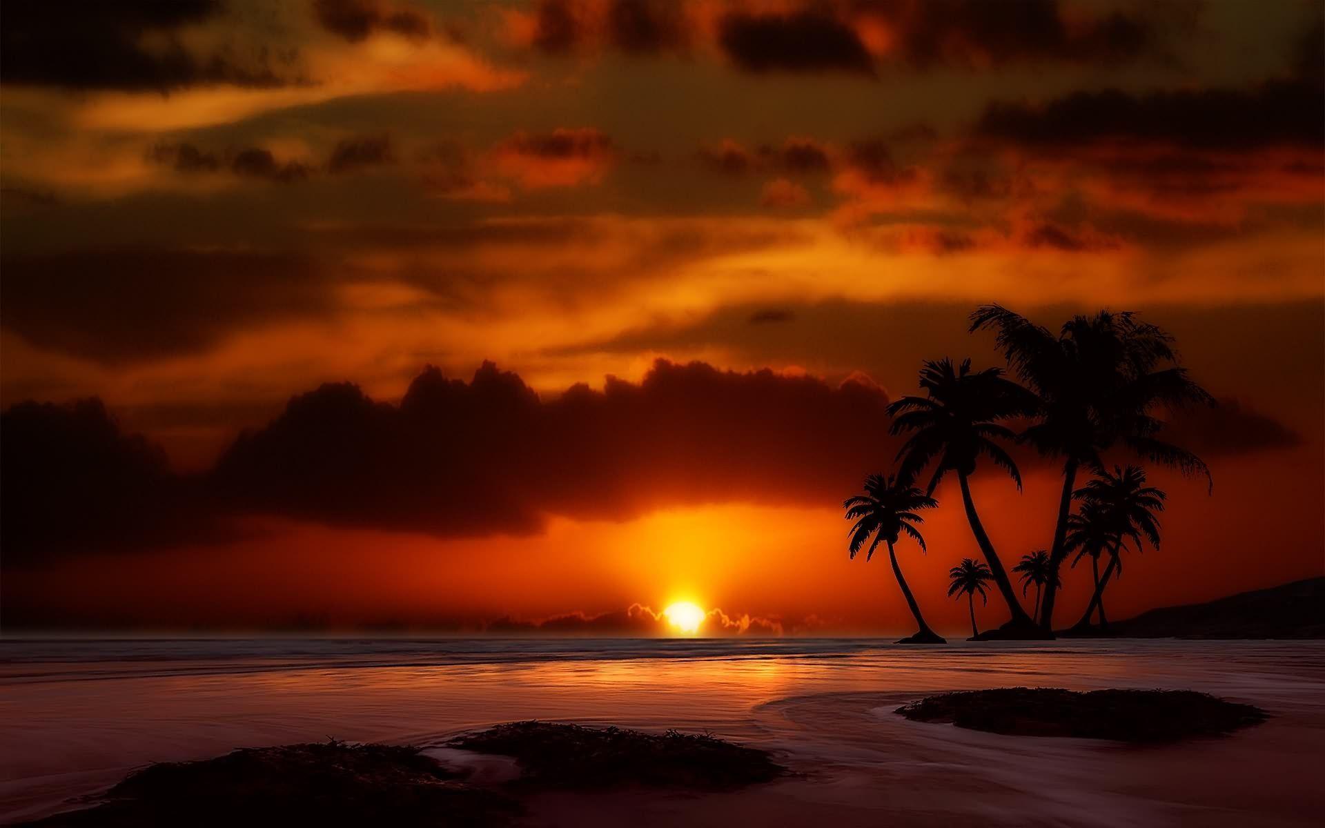 Wallpaper For > Island Paradise Background