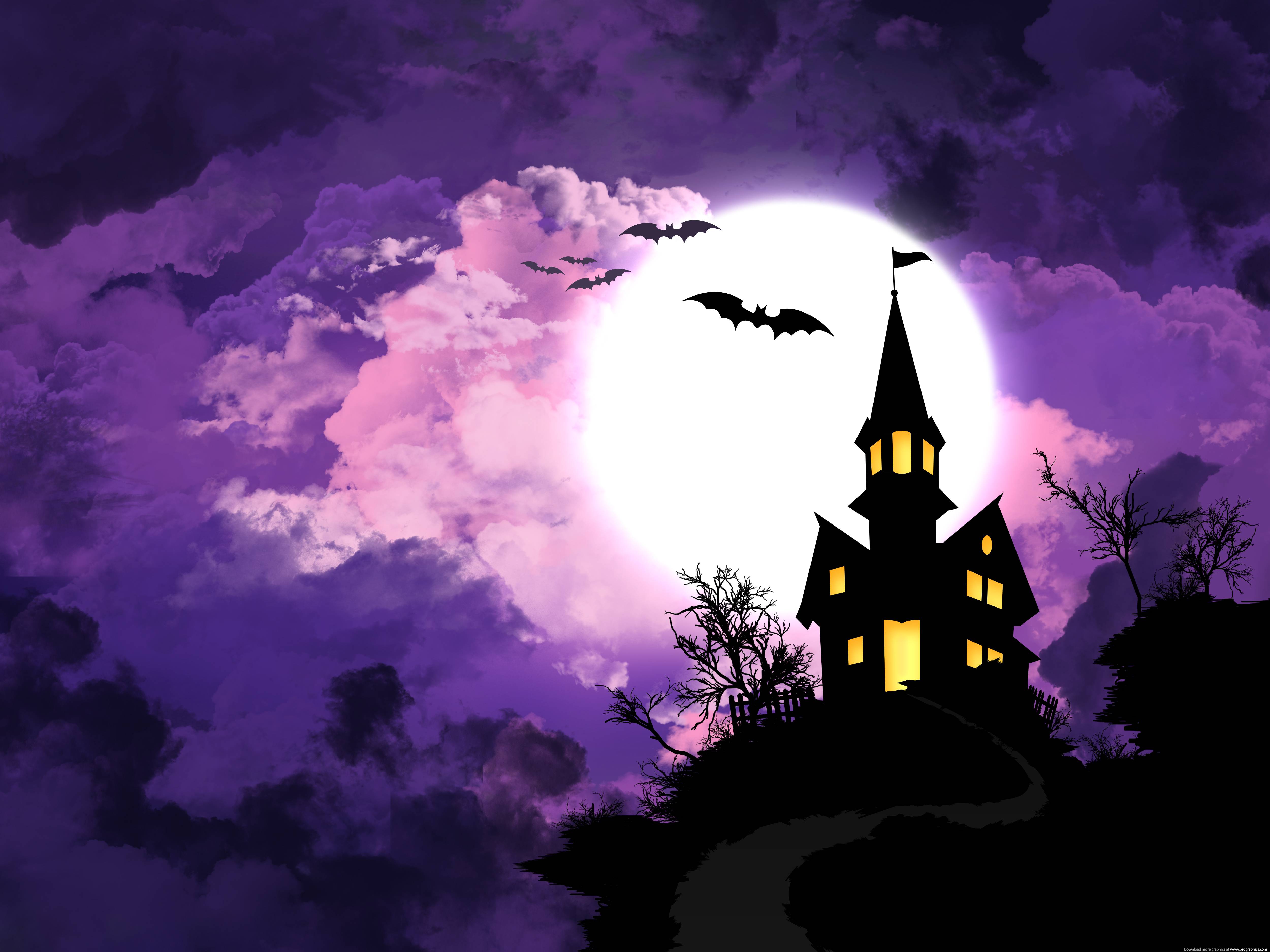 Haunted House X Holiday Wallpaper