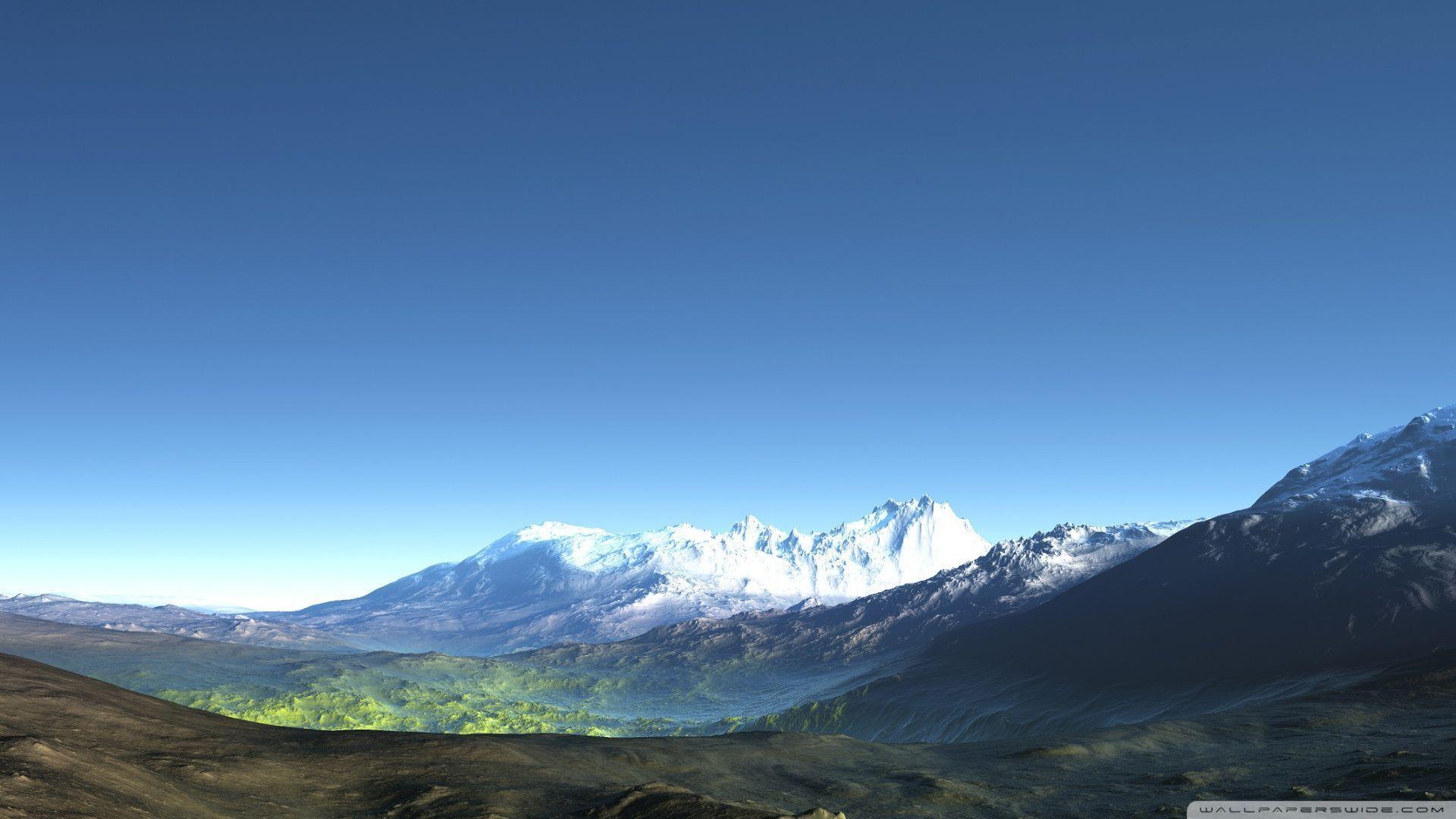 Download High Mountains 3D Wallpaper 1920x1080