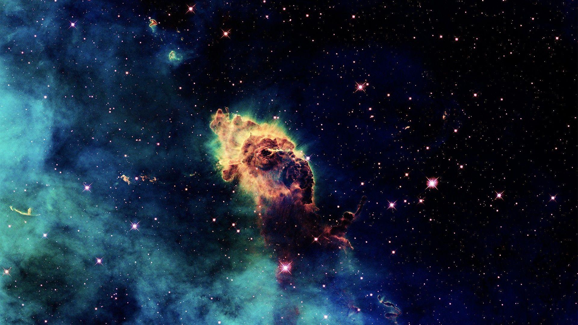 outer space stars nebulae astronomy Eagle nebula background photo
