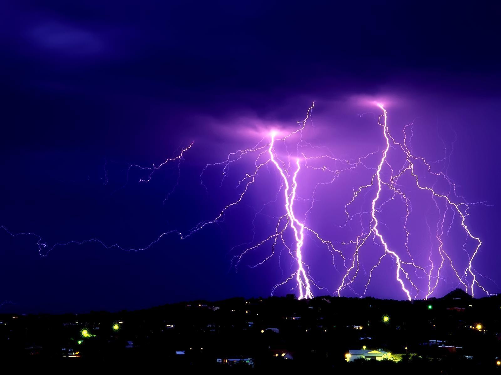 Wallpaper For > Black Lightning Storm Wallpaper