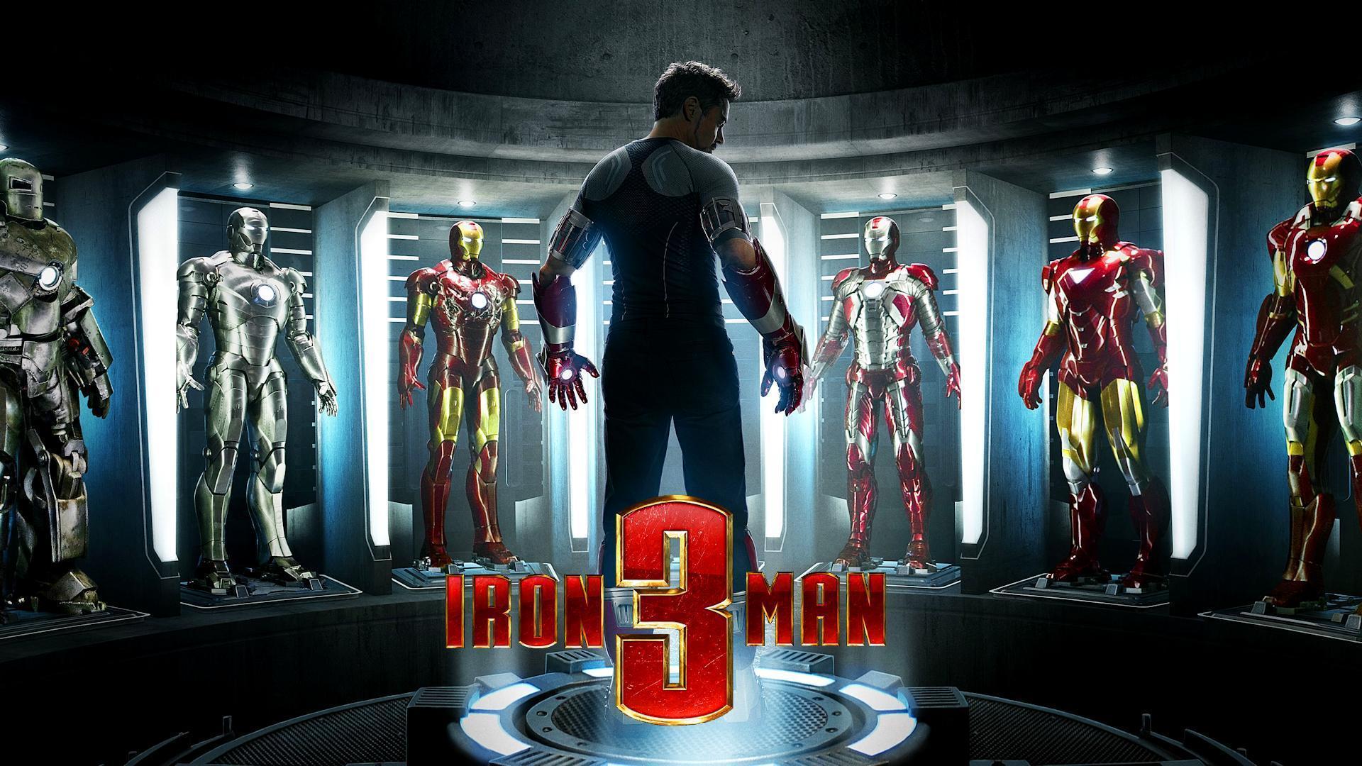 Iron Man 3 Suits of Armor Exclusive HD Wallpaper