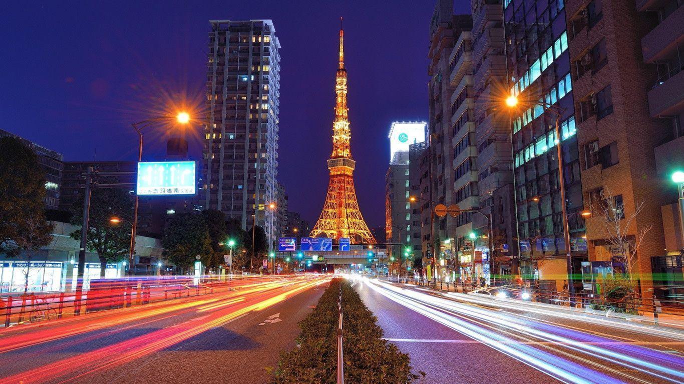 Tokyo Tower Cityscapes Wallpaper HD Wallpaper. ForWallpaper