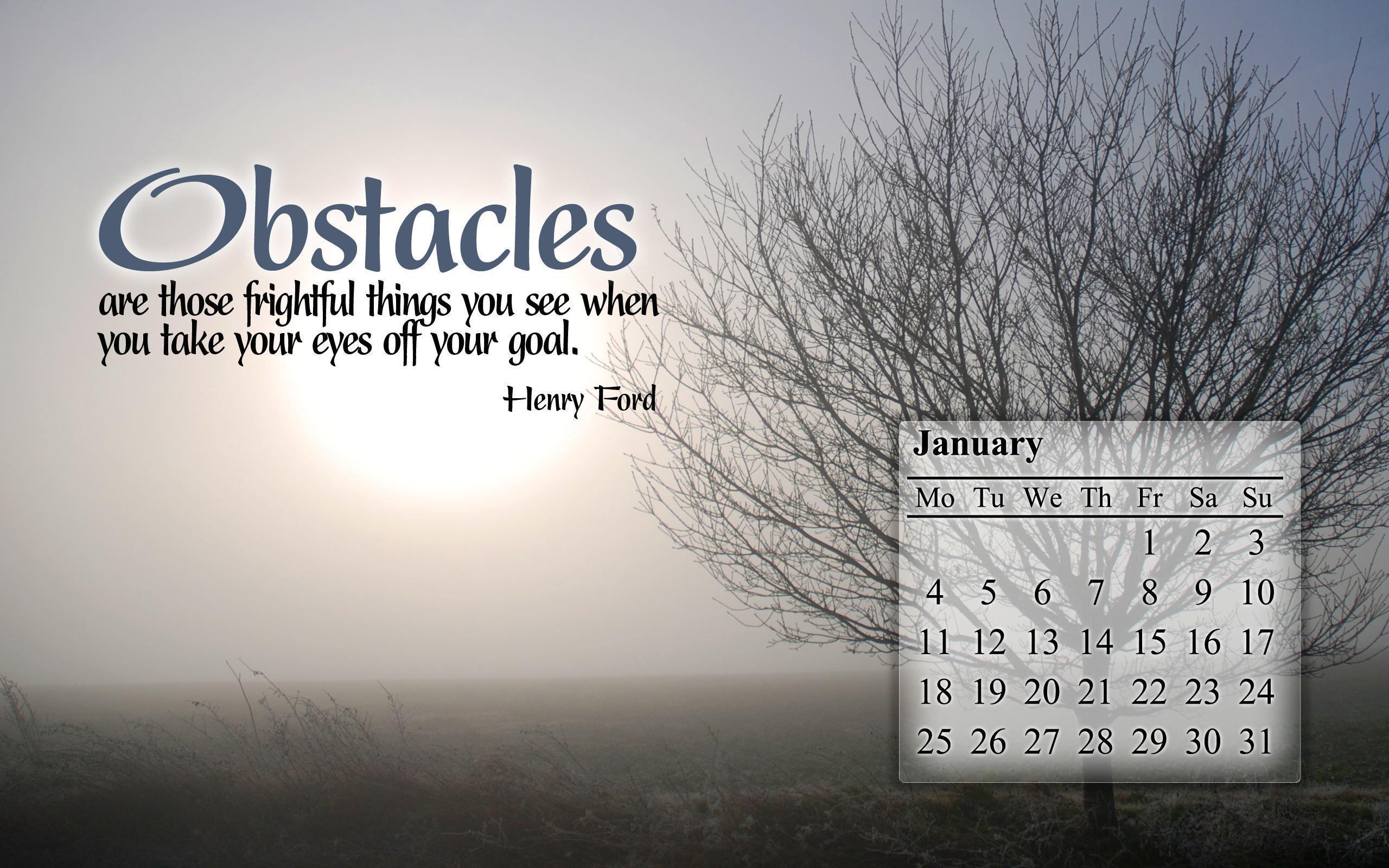 January 2010 Calendar Desktop Wallpaper 1