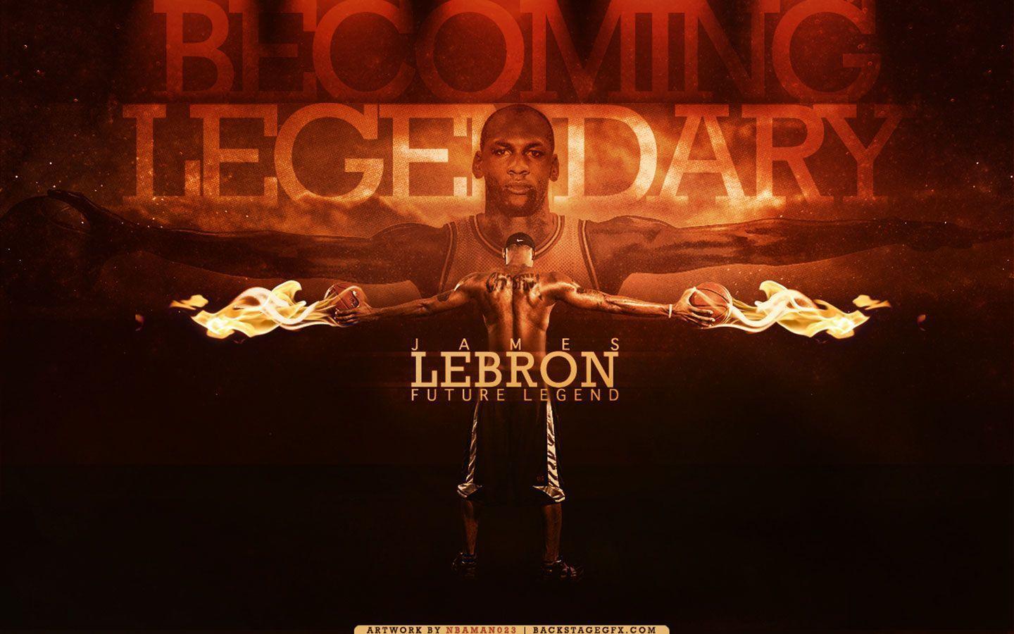 LeBron James Future Legend Widescreen Wallpaper