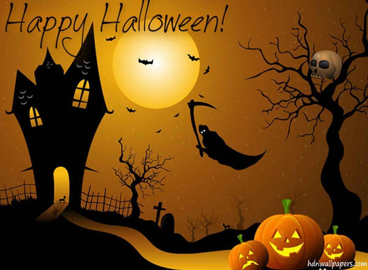 HD Happy Halloween background Wallpaper 100% High Quality