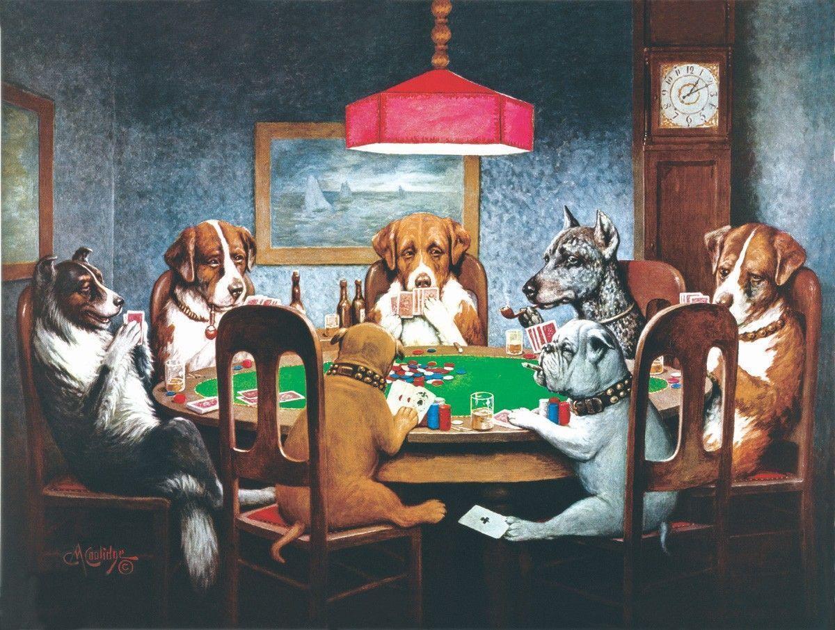 Dogs Playing Poker Wallpapers - Wallpaper Cave