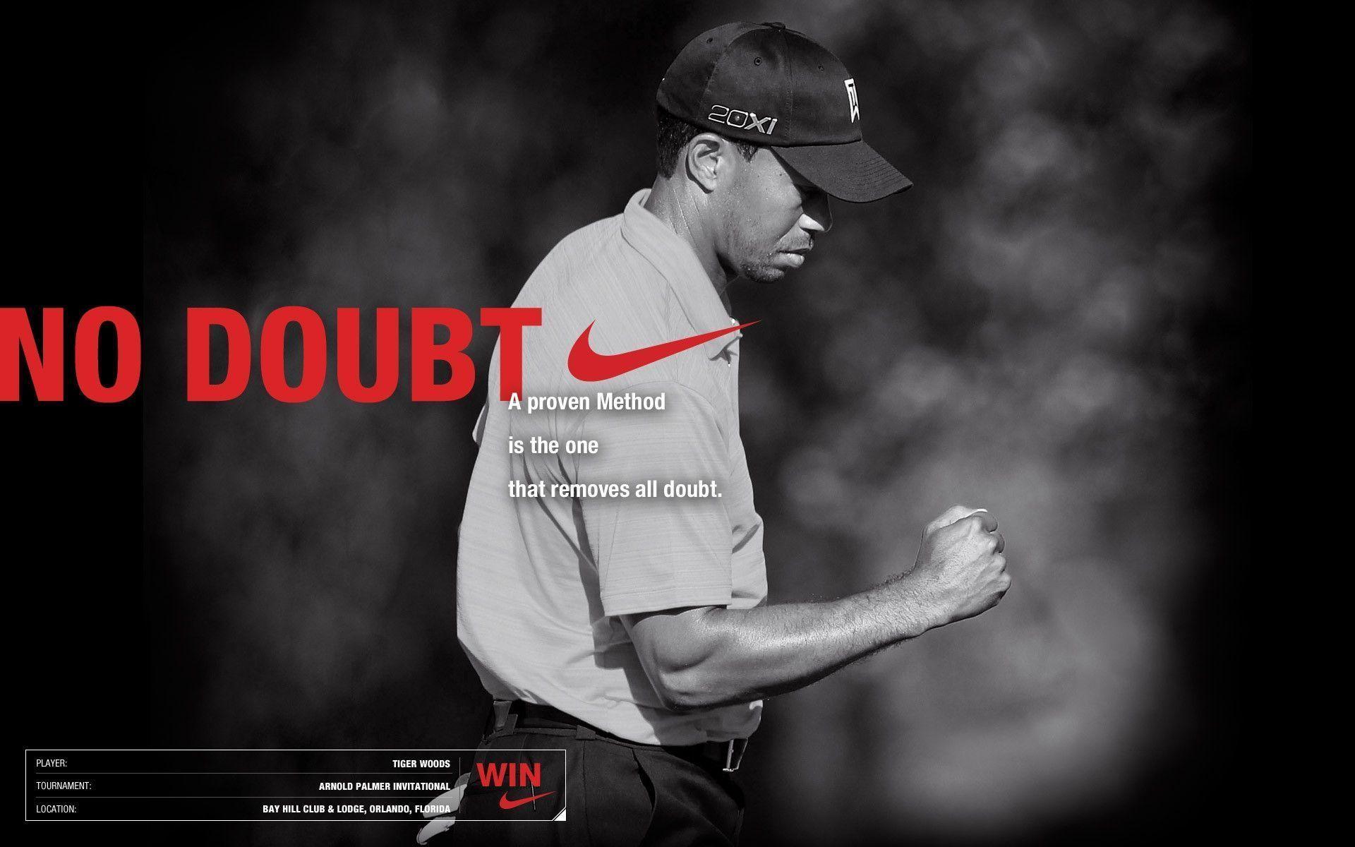 Tiger Woods Nike wallpaper