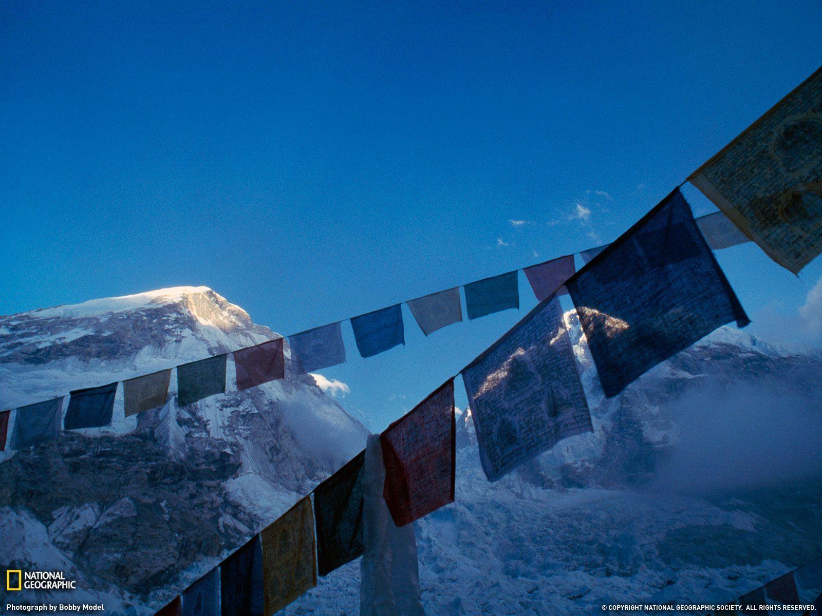 Prayer Flags Picture, Mount Everest Wallpaper