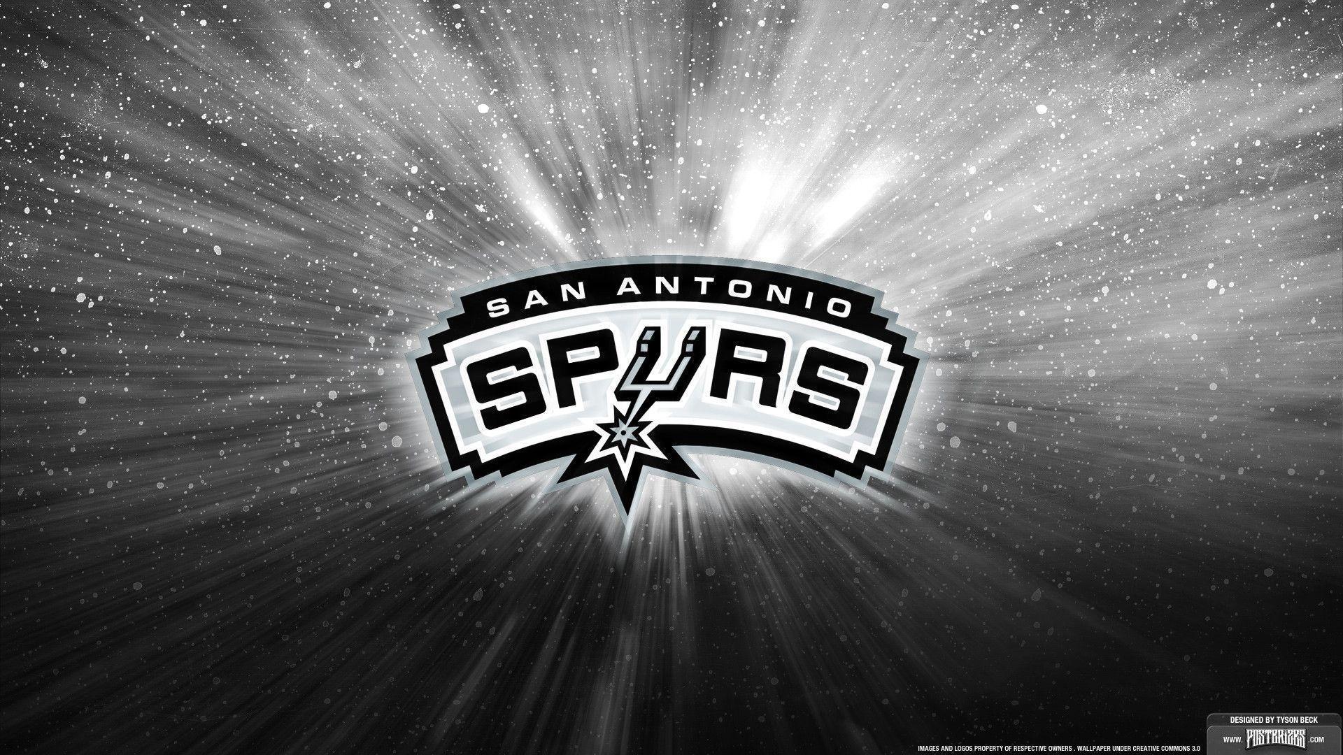 San Antonio Spurs Logo Wallpaper. Posterizes. NBA Wallpaper