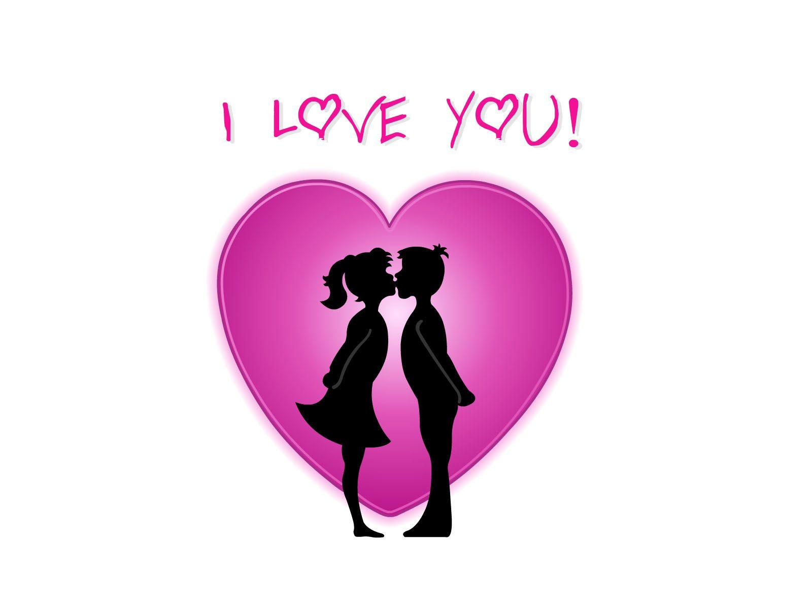 Logos For > I Love You Logo Wallpaper