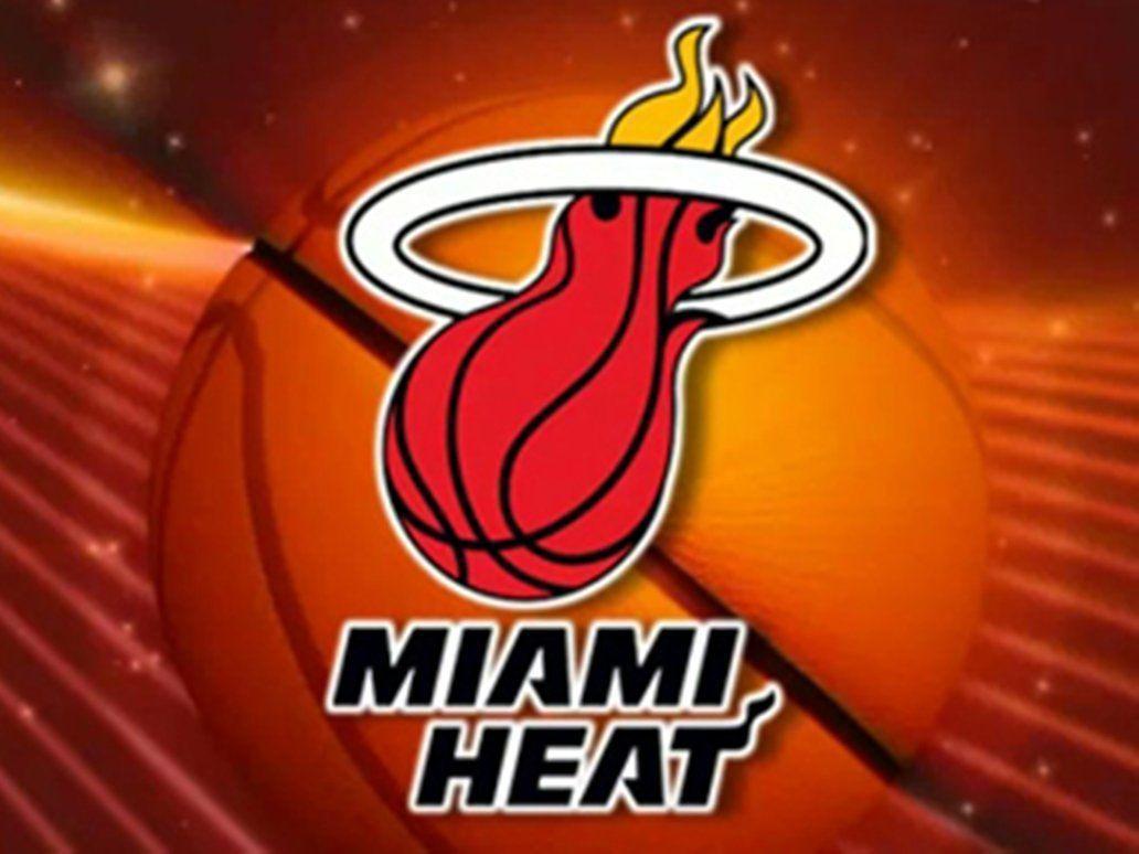 Basketball Wallpaper. Miami Heat Logo 3D Wallpaper. Guemblung