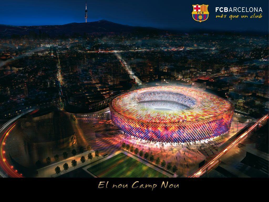 Camp Nou Barcelona Stadium Wallpaper HD. Football Wallpaper HD