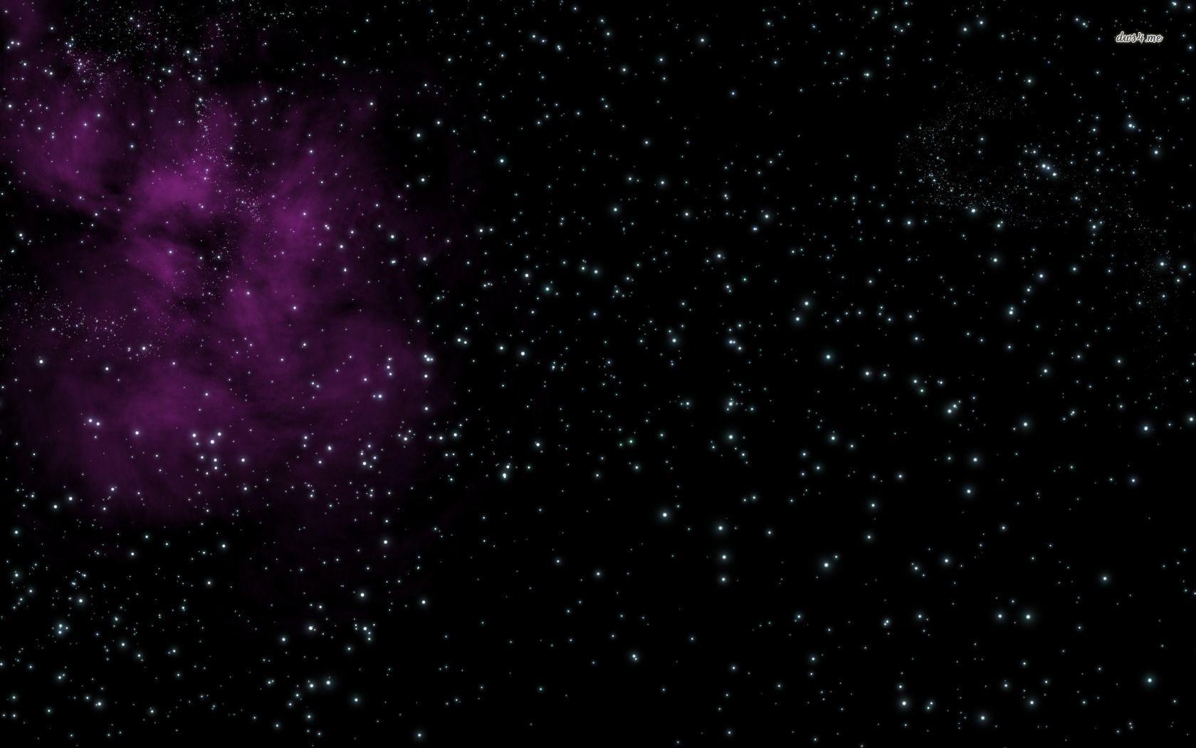 Wallpaper For > Purple Night Sky Background