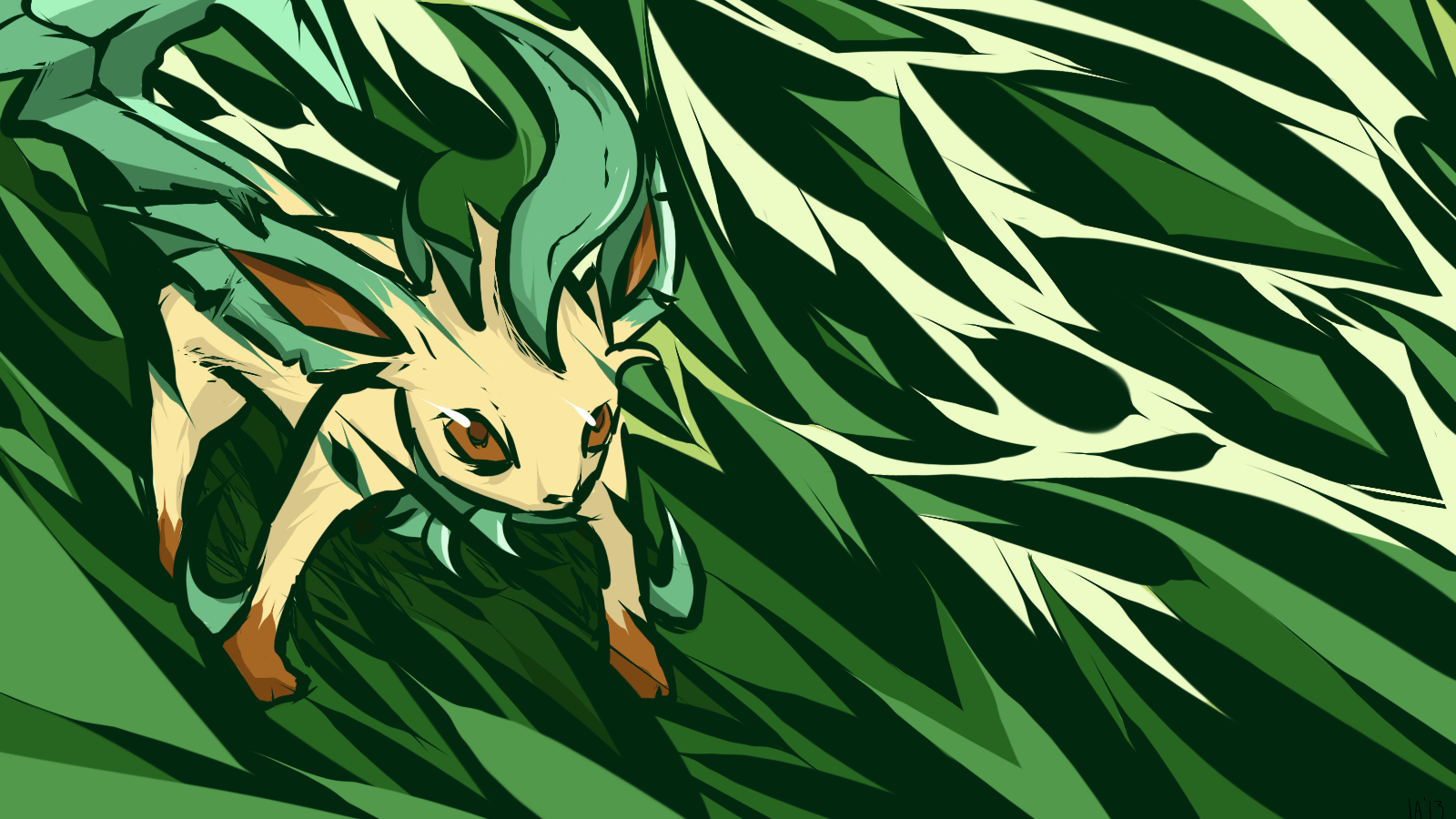 Leafeon Wallpapers - Wallpaper Cave