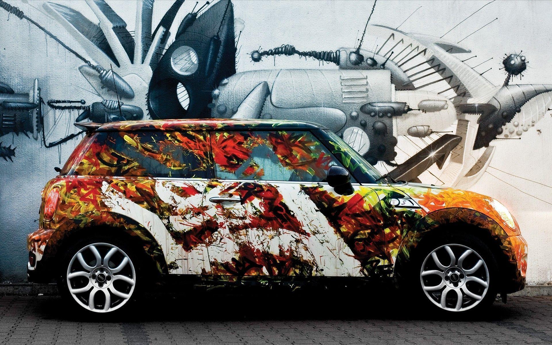 Cars, Personable Imagery Cars HD Hits Image Colorful Mini Cooper