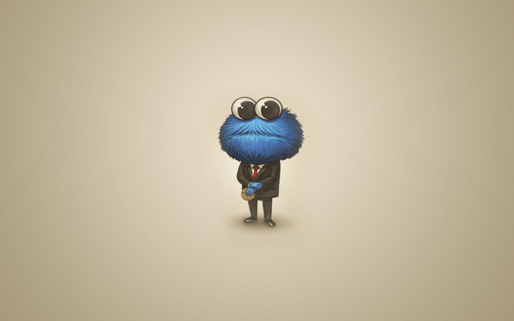 Wallpaper For > Cookie Monster And Elmo Wallpaper