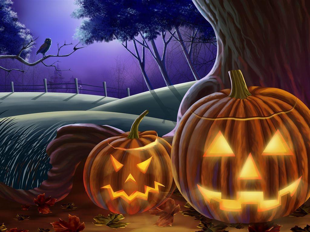 Scary Happy Halloween Wallpaper in Celebrations