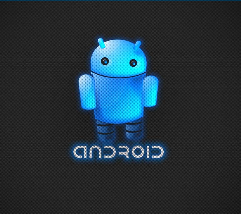 image For > Blue Android Wallpaper