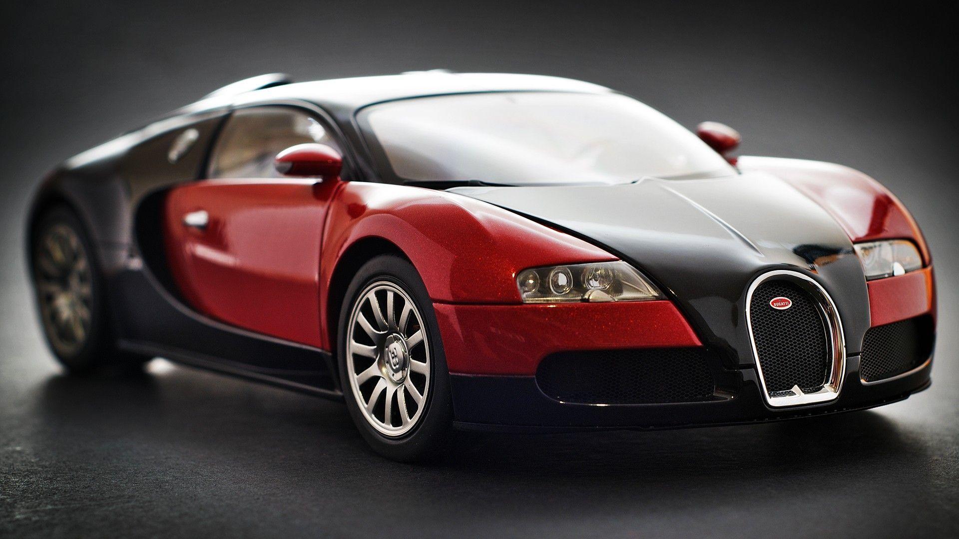 Bugatti Veyron Wallpaper: Red Bugatti Veyron Full HD Wallpaper