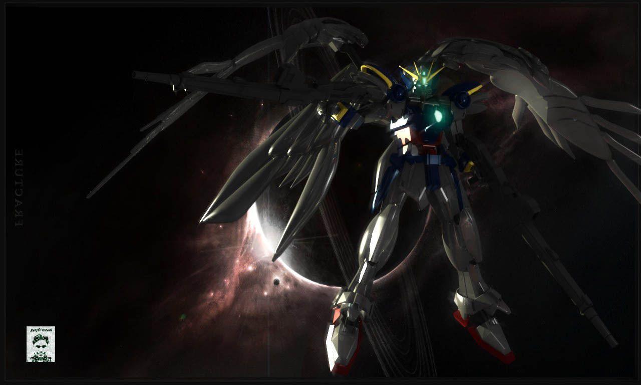 Wallpaper For > Gundam Wing Zero Wallpaper Fallen Zero HD