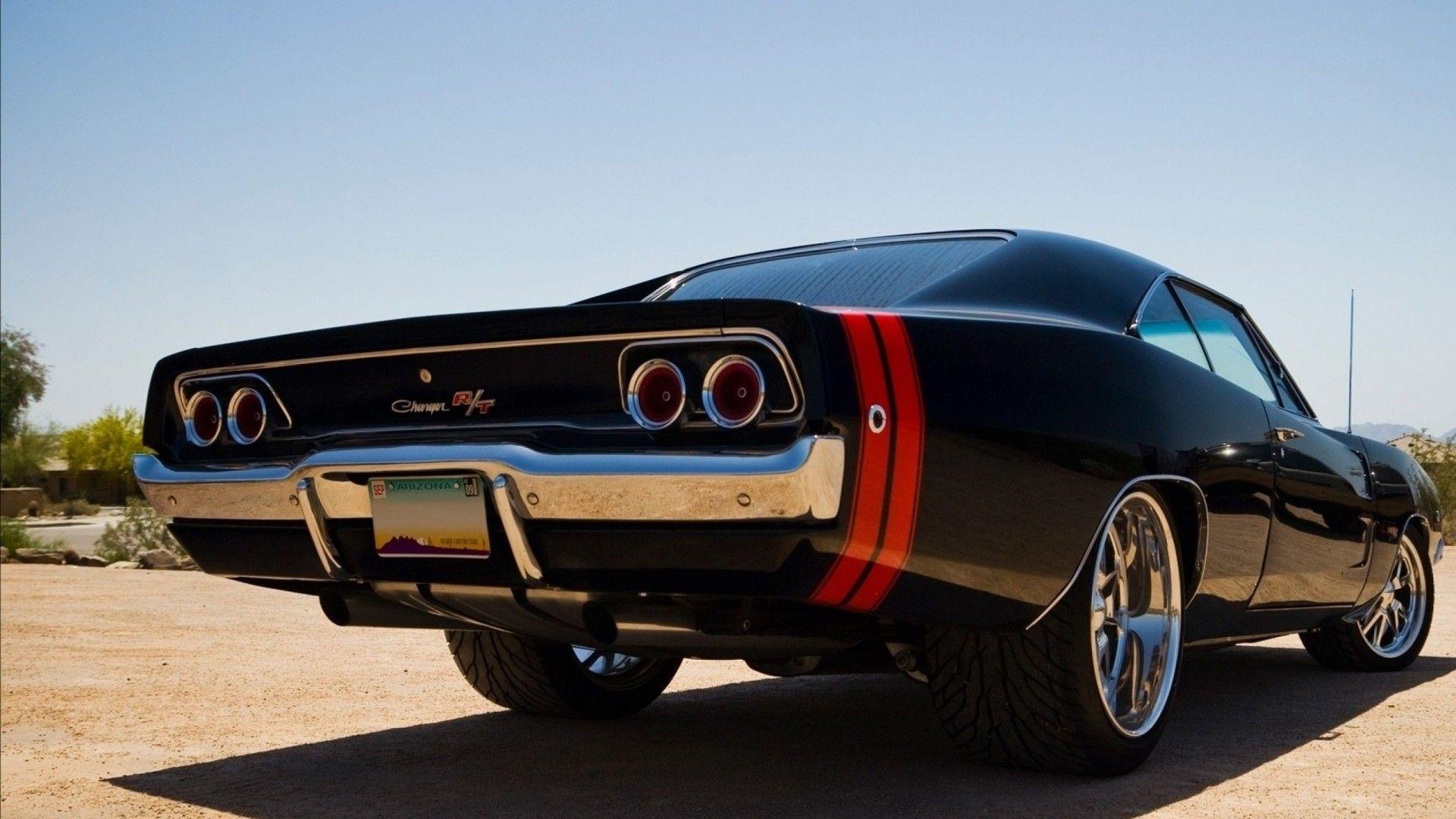 Old muscle Cars Dodge Charger Wallpaper